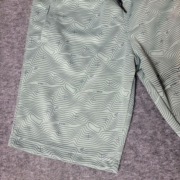 Nike Air Max All Over Print Men's Size L Shorts Grey Black DO7243-013 - Picture 4 of 10